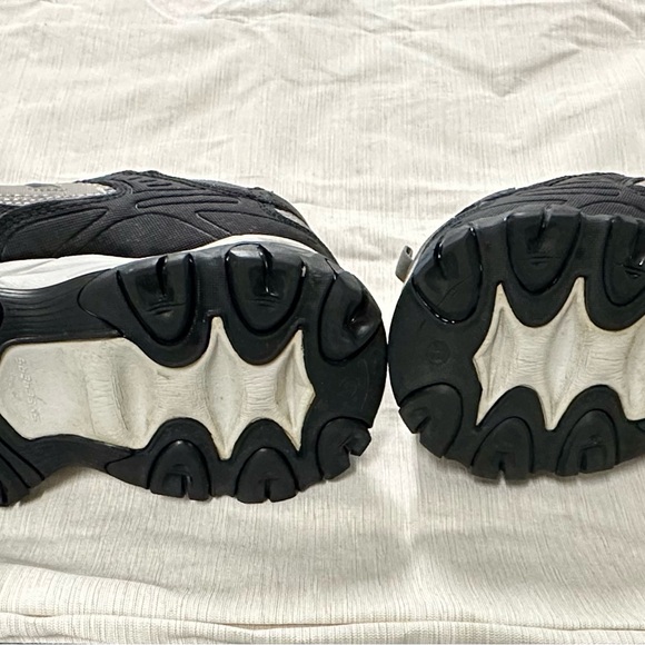 Skechers 4EWide Size 10 Sport After Burn M.Fit Slip On Preowned-Gray/Black - Picture 9 of 11